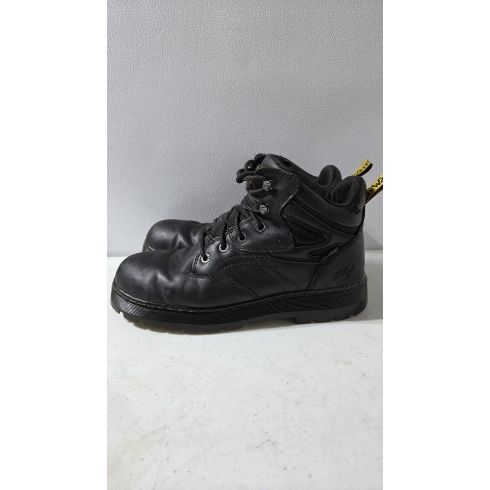 Dr. Martens Industrial Work Boots Men's US 13 Black Leather Steel Toe F2413-11